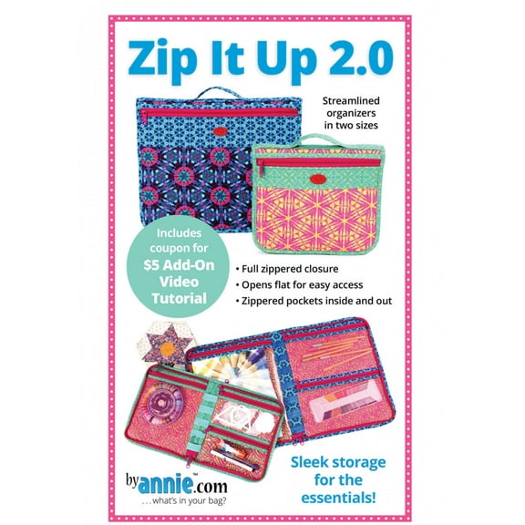 Zip It Up 2.0 Bag Sewing Pattern from ByAnnie