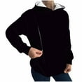 thumbnail image 1 of Zip Up Nursing Hoodies for Women, Sweatshirt for Womens Hoodie Maternity Pullover Sweatshirts Breastfeeding Side Hidden Zipper Long Sleeve Tops Hidden Hoodied, 1 of 5