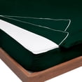 thumbnail image 1 of Zip-On Fitted Sheet Set - Designed for Mattresses with Up to 8" Inch Deep Pockets - Includes 1 Fitted Sheet Base and 2 Zip-On Sheets Queen Size - 600 TC - Teal Green Color, 1 of 4