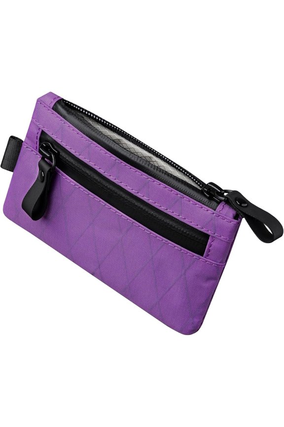 Zip Pouch Mulberry X-Pac VX21 - RFID-Blocking Small  and Card Zip Wallet with Carbon Neutral, Weatherproof Fabrics, EDC Pouch for Men Travel