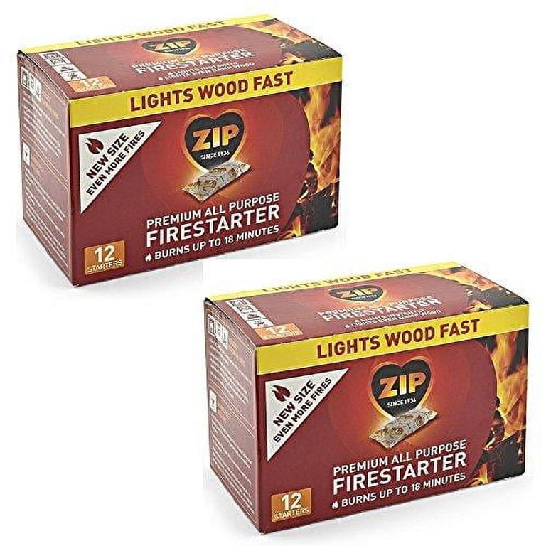 Zip Premium All Purpose Wrapped Fire Starter 24 Pack - Walmart.com