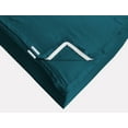 thumbnail image 1 of Zip On Sheets King Size(78X80) - Includes 2 Zipper Sheets +1 Bottom Fitted Base - Fit's 14” In Deep Pocket - Zip Sheets Easy to Change - 600 TC Cotton Fitted Sheet - Teal Color, 1 of 9