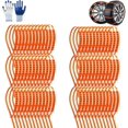 thumbnail image 1 of Zip Tie Tire Chains, Universal Reusable Anti-Skid Nylon Snow Chains, Adjustable Emergency Anti-Slip for Car Truck SUV in Winter Condition, 1 of 7