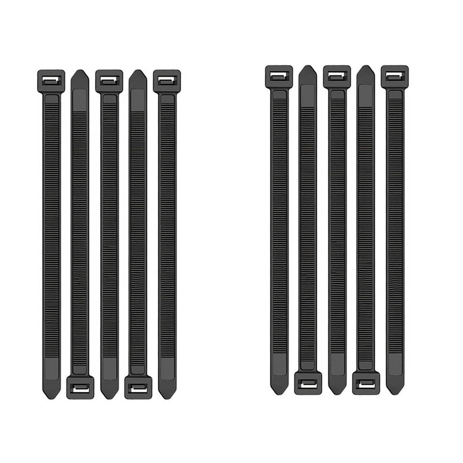 Zip Ties 12 Inch Heavy Duty Zip Ties with 120 Pounds Tensile Strength, Black , 200 Pieces