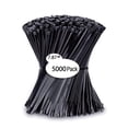 thumbnail image 1 of Zip Ties 7.8 Inch , Black, 39lbs Tensile Strength, UV Resistant Cable Ties For Indoor And Outdoor, 1 of 5