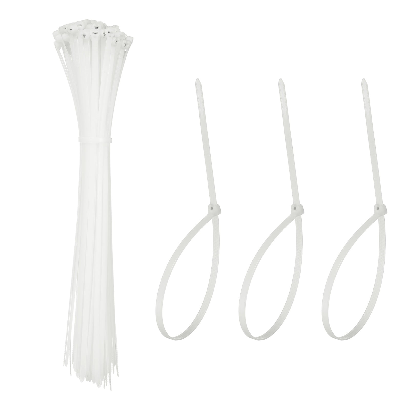 Zip Ties Plastic Cable Ties, Self-Locking Wire Zip Tie 12 Inch