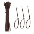 thumbnail image 1 of Uxcell Zip Ties Plastic Cable Ties, Self-Locking Wire Zip Tie Fit for Home Garden Office Workshop Travel Brown 8 Inch, 1 of 7