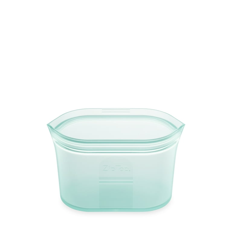 Zip Top Teal Small Dish Container 16 oz