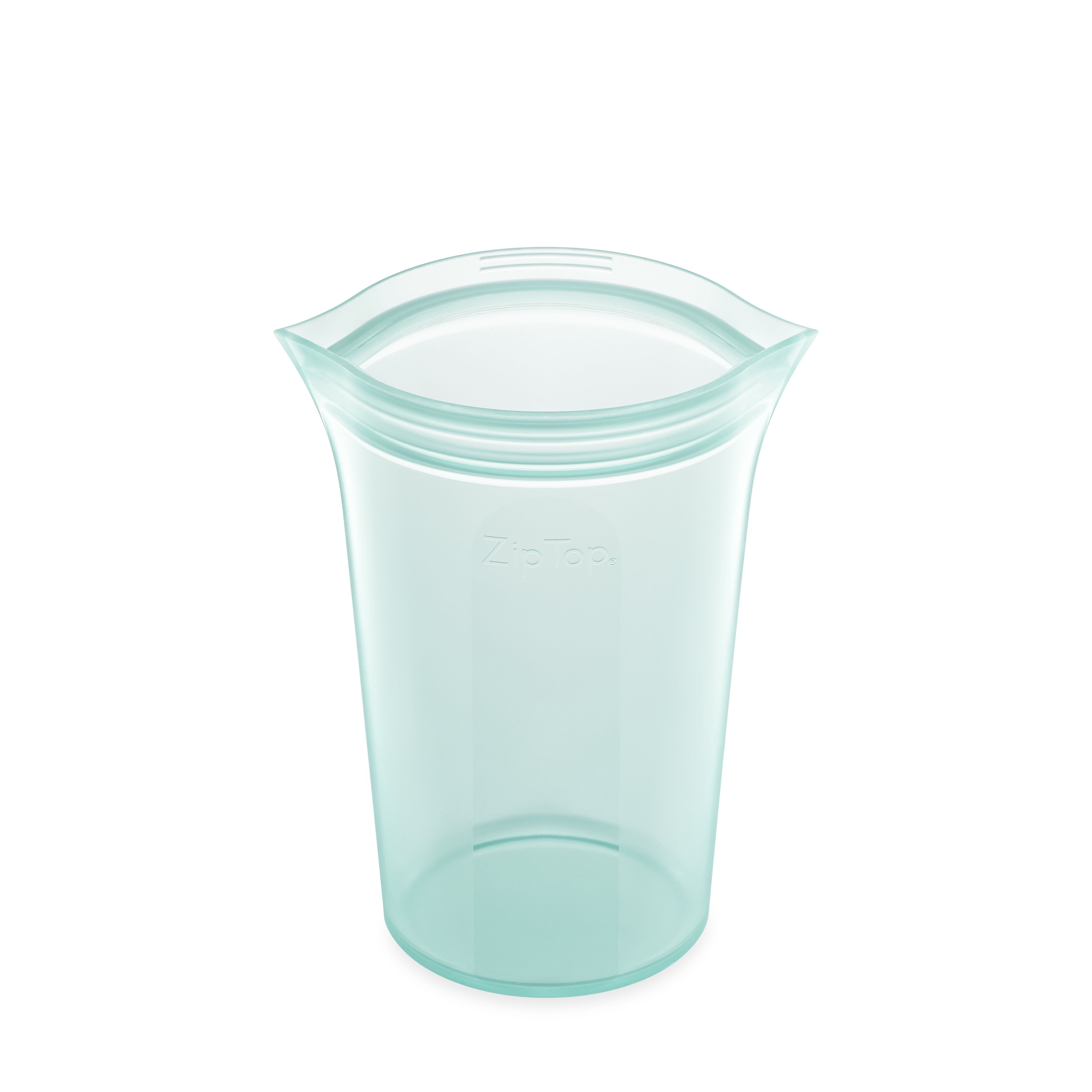 Zip Top Reusable Food Storage Container - Large Cup Teal - Made in the ...