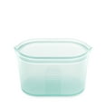 thumbnail image 1 of Zip Top Reusable 100% Platinum Silicone Container, Large Dish - Teal, 1 of 7