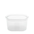 thumbnail image 1 of Zip Top Reusable Food Storage Container - Medium Dish Frost - Made in the USA - 100% Platinum Silicone, 1 of 7