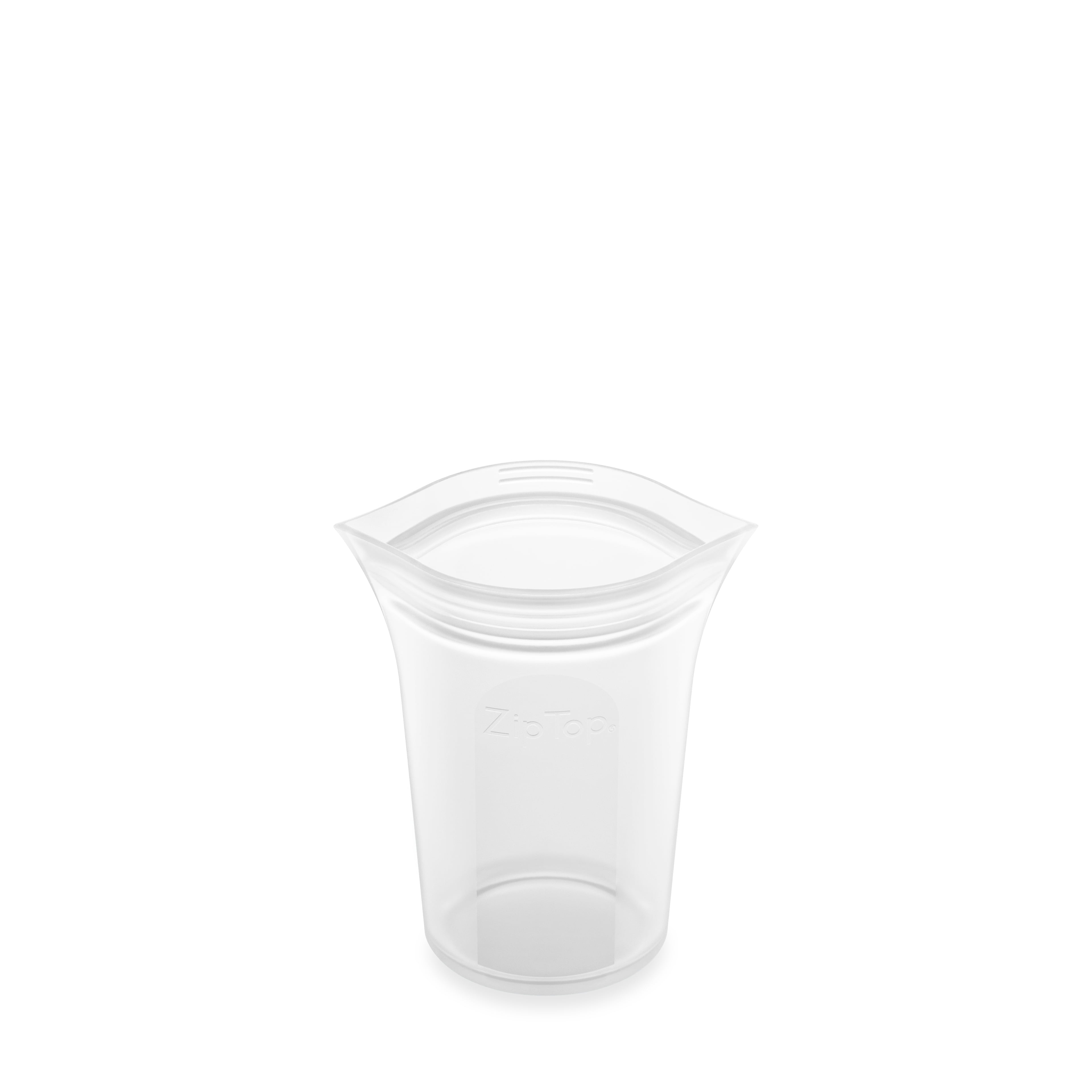 Zip Top Reusable Food Storage Container - Small Cup Frost - Made in the ...