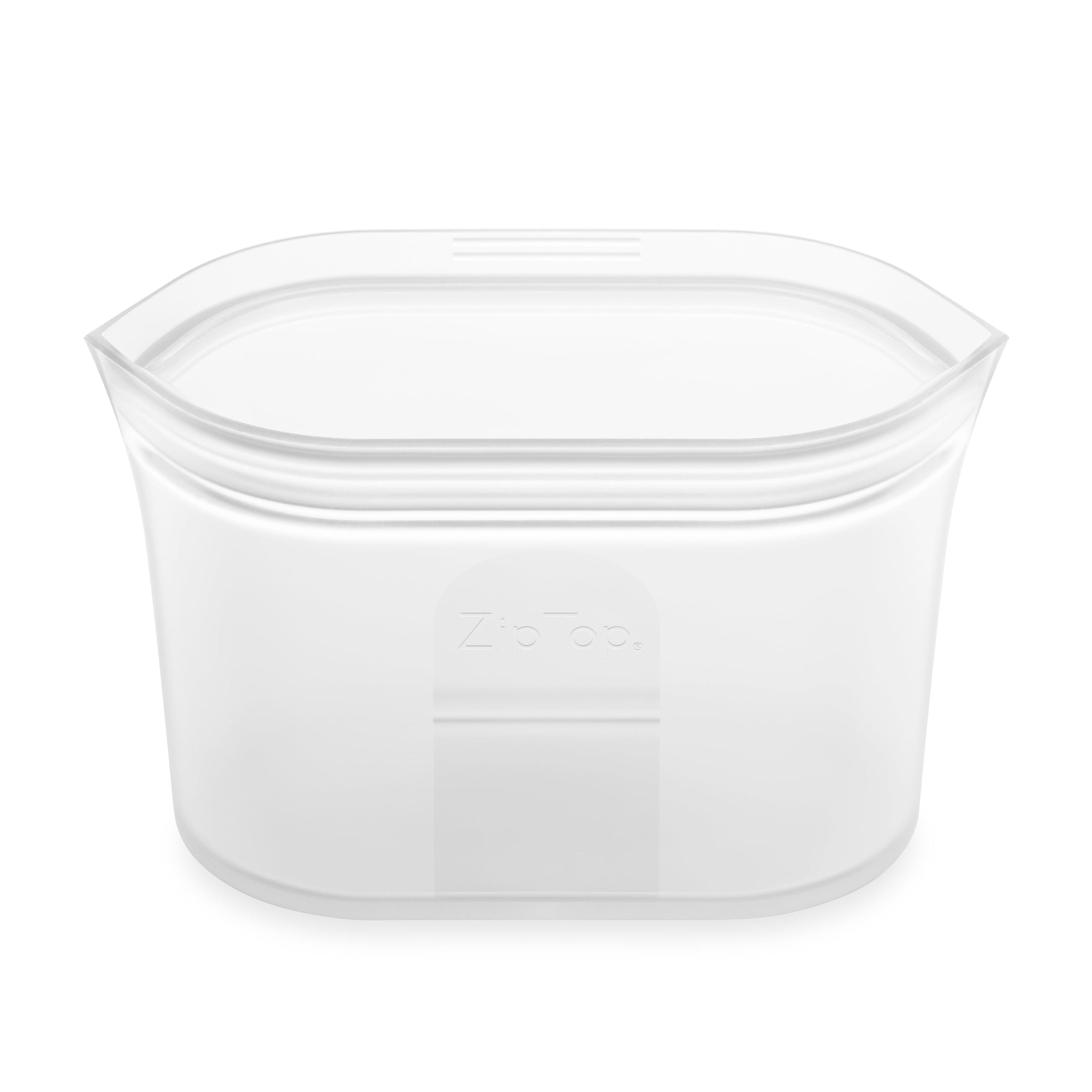 Zip Top Reusable Food Storage Container - Small Dish Frost - Made in ...