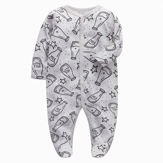 Zip-Up Footie Baby Pajamas – Soft Newborn Onesies for Boys & Girls, Tag-Free with Two-Way Zipper Baby Sleepers for Newborn