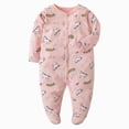 thumbnail image 1 of Zip-Up Footie Baby Pajamas – Soft Newborn Onesies for Boys & Girls, Tag-Free with Two-Way Zipper Baby Sleepers for Newborn, 1 of 7