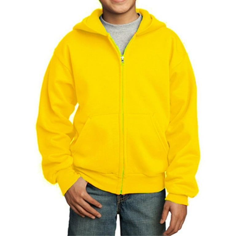 Zip Up Hoodie for Boys & Girls – Comfy Full Zip Hoodie – Casual