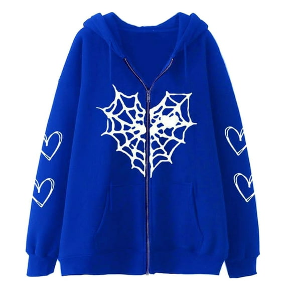 Zip Up Hoodie Men Classic Fit Vintage Gothic Print Long Sleeve Hoodies with Pocket Streetwear Hoodie for Men