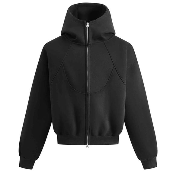 Zip Up Hoodie Men Sevevn Unisex Hooded Sweatshirt Casual Zip Up Hoodie Jacket Fall Winter Pullover