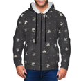 thumbnail image 1 of Zip Up Hoodies for Men - Artsy Cool Sheep Head Stars Moon Long Sleeve Comfrt Men'S Fashion Hoodies & Sweatshirts, Jackets for Men Hoodies Pullover Clothing Clothes with Pouch, 1 of 5