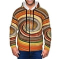 thumbnail image 1 of Zip Up Hoodies for Men - Colorful Swirl Long Sleeve Comfrt Men'S Fashion Hoodies & Sweatshirts, Jackets for Men Hoodies Pullover Clothing Clothes with Pouch, 1 of 5