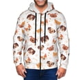 thumbnail image 1 of Zip Up Hoodies for Men - Cute Dog cartoon colorful Long Sleeve Comfrt Men'S Fashion Hoodies & Sweatshirts, Jackets for Men Hoodies Pullover Clothing Clothes with Pouch, 1 of 5