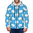 thumbnail image 1 of Zip Up Hoodies for Men - Cute Polar Bear Long Sleeve Comfrt Men'S Fashion Hoodies & Sweatshirts, Jackets for Men Hoodies Pullover Clothing Clothes with Pouch, 1 of 5