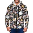 thumbnail image 1 of Zip Up Hoodies for Men - Cute cartoon flowers Long Sleeve Comfrt Men'S Fashion Hoodies & Sweatshirts, Jackets for Men Hoodies Pullover Clothing Clothes with Pouch, 1 of 5