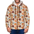 thumbnail image 1 of Zip Up Hoodies for Men - Hot Fresh Pizza Long Sleeve Comfrt Men'S Fashion Hoodies & Sweatshirts, Jackets for Men Hoodies Pullover Clothing Clothes with Pouch, 1 of 5