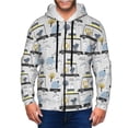 thumbnail image 1 of Zip Up Hoodies for Men - Lion Hippo Elephant On The Car Long Sleeve Comfrt Men'S Fashion Hoodies & Sweatshirts, Jackets for Men Hoodies Pullover Clothing Clothes with Pouch, 1 of 5