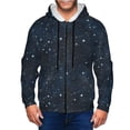 thumbnail image 1 of Zip Up Hoodies for Men - Night sky blue nebula stars Long Sleeve Comfrt Men'S Fashion Hoodies & Sweatshirts, Jackets for Men Hoodies Pullover Clothing Clothes with Pouch, 1 of 5