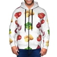 thumbnail image 1 of Zip Up Hoodies for Men - Potato tomato onion Long Sleeve Comfrt Men'S Fashion Hoodies & Sweatshirts, Jackets for Men Hoodies Pullover Clothing Clothes with Pouch, 1 of 5