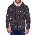 thumbnail image 1 of Zip Up Hoodies for Men - Thanksgiving Seamless Pattern Long Sleeve Comfrt Men'S Fashion Hoodies & Sweatshirts, Jackets for Men Hoodies Pullover Clothing Clothes with Pouch, 1 of 5