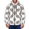 thumbnail image 1 of Zip Up Hoodies for Men - cartoon hourglass Long Sleeve Comfrt Men'S Fashion Hoodies & Sweatshirts, Jackets for Men Hoodies Pullover Clothing Clothes with Pouch, 1 of 5