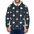 thumbnail image 1 of Zip Up Hoodies for Men - funny sheep navyblue Long Sleeve Comfrt Men'S Fashion Hoodies & Sweatshirts, Jackets for Men Hoodies Pullover Clothing Clothes with Pouch, 1 of 5