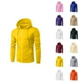 thumbnail image 1 of Zip Up Hoodies for Men 2025 Long Sleeve Essentials Hooded Sweatshirt with Pockets Pullover Jacket Mens Hoodies, 1 of 5