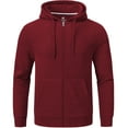 thumbnail image 1 of Zip Up Hoodies for Men Casual Lightweight Hoodie Full Zip Sweatshirt Casual Jacket Coat, 1 of 6