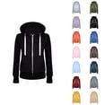 thumbnail image 1 of Zip Up Hoodies for Women 2025 Long Sleeve Casual Jacket Hoodie with Pockets Hooded Sweatshirt Pullover Tops, 1 of 6