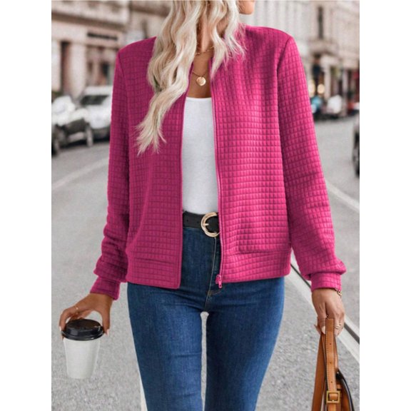 Zip Up Long Sleeve Jacket