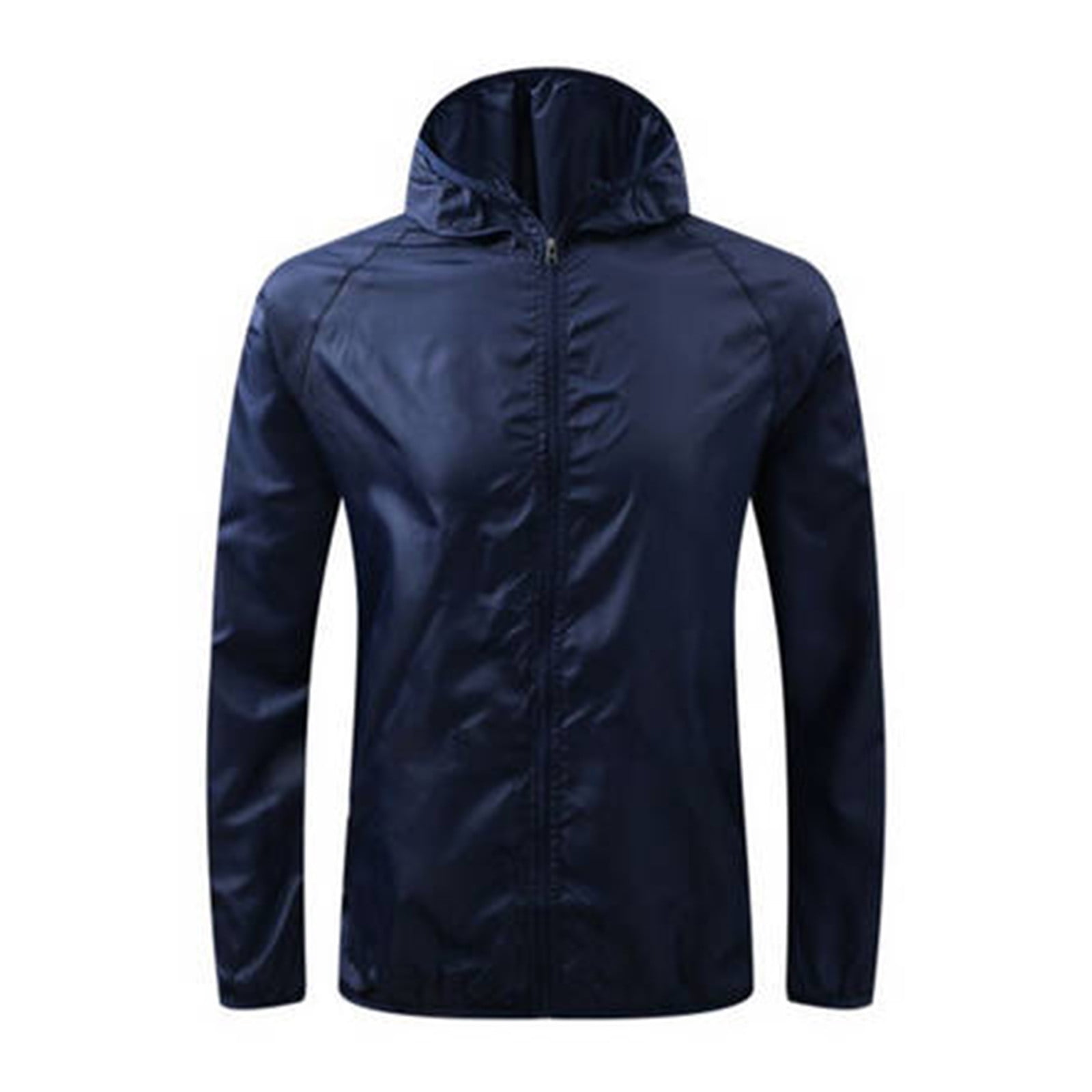 Zip Up Rain Jackets for Women Waterproof with Hood Plus Size ...