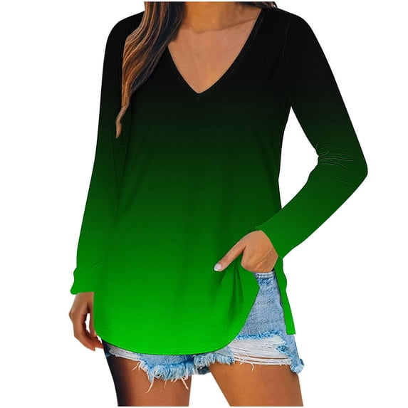 Zip Up Sweatshirt Women Cropped Plus Size Sweatshirt Casual V Neck Floral Sweatshirt Long Sleeve Tunic Tops