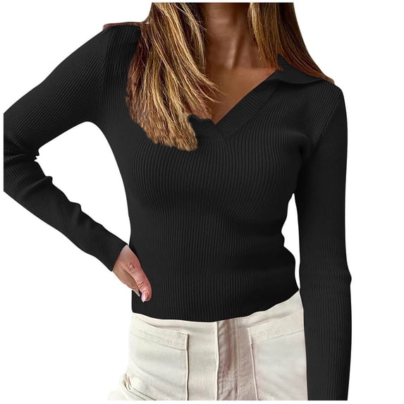 Zip Up Sweatshirt Women Work Casual Sweatshirt for Women Winter Tight Cotton Stripe V Long Sleeve Sweatshirt