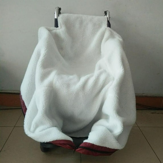 Zip Up Wheelchair Blanket Cozy Warmer Cover Blanket for Lower Body, Legs, Feet -