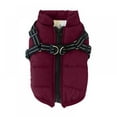 thumbnail image 1 of Zip Up Windproof Warm Dog Jackets -Harness Ring Built in Reflective Thick Dog Jacket Winter Small Medium Dog Coat for Indoor and Outdoor, 1 of 5