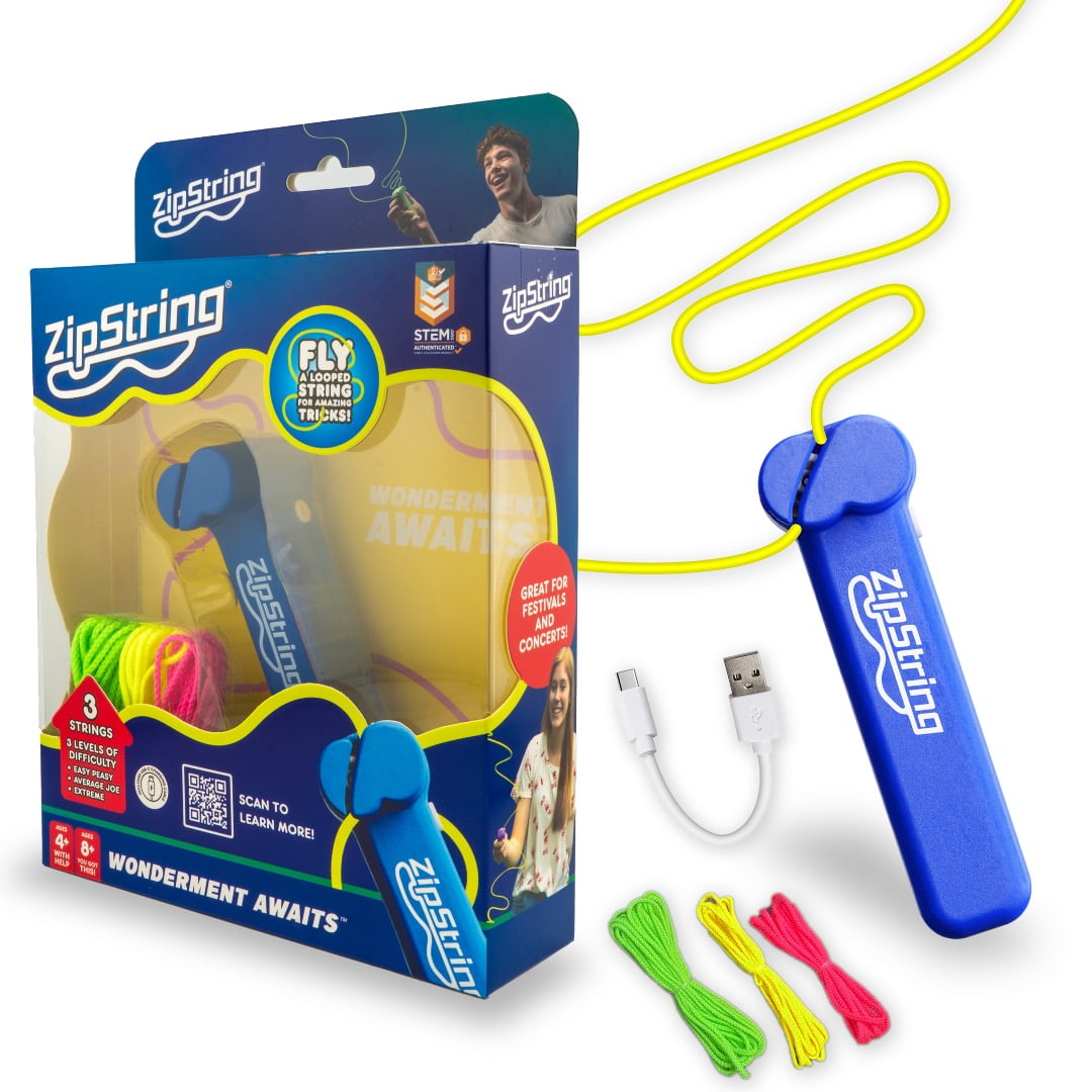 ZipString , Gift for Kids and Adults, As Seen on Shark Tank, Recommended Age 4+ years old, Bodacious(图1) ZipString , Gift for Kids and Adults, As Seen on Shark Tank, Recommended Age 4+ years old, Bodacious(图1)