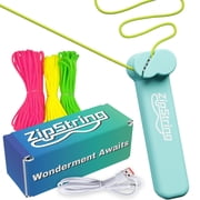 ZipString - Wonderment Awaits with Shark Tank - Featured String Rope Launcher Loop Fidget Toy, Defying Gravity to Boost Your Imagination - The Ideal Gift for Kids, Aesthetic Aqua