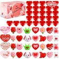 thumbnail image 1 of Ziparty 28 Pakes Valentines Gifts for kids, Stress Relief Filled Hearts Mochi Squishy Toys, Valentines Party Favors for Kids Classroom Exchange Cards Gifts, 1 of 6