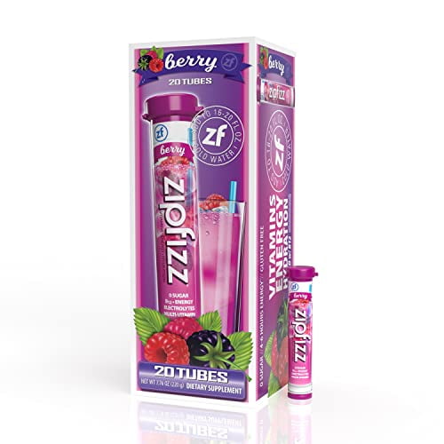 Zipfizz Energy Drink Mix, Electrolyte Hydration Powder with B12 and