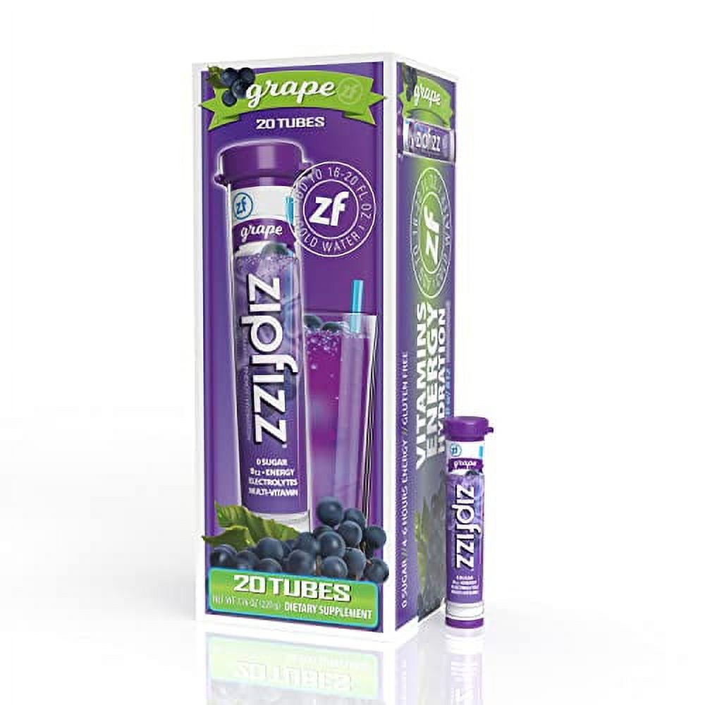 Zipfizz Energy Drink Mix, Electrolyte Hydration Powder with B12 and