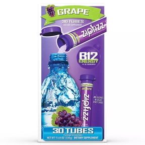 Zipfizz Energy Drink Mix, Grape (30 Count)