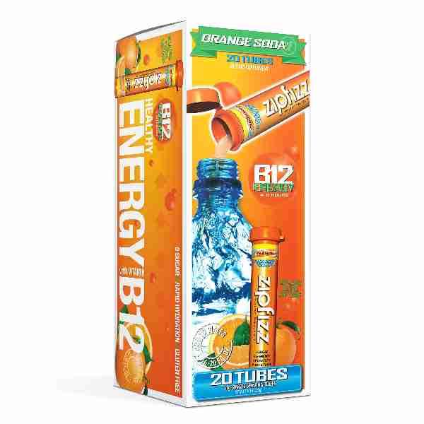 Zipfizz Energy Drink Mix, Orange Soda (20 ct)